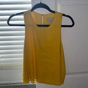 ANTONIO MELANI Yellow Sleeveless Tank Top